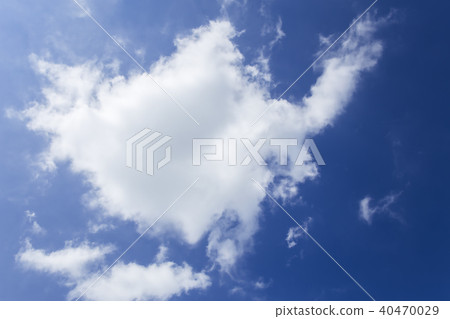Blue sky background and white clouds. 40470029