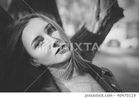 sad sensual girl 40470119