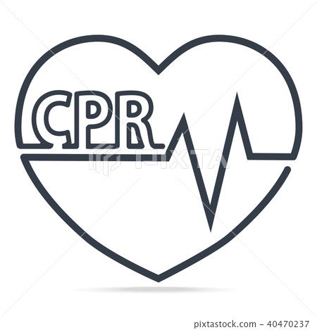 CPR, Cardiopulmonary resuscitation line icon CPR, Cardiopulmonary resuscitation line icon 40470237