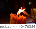 Candle light. 40470386