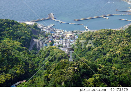View of Kanaya fishing port from Kagoyama (Kanaya, Futtsu City, Chiba Prefecture) View of Kanaya fishing port from Kagoyama (Kanaya, Futtsu City, Chiba Prefecture) 40473879