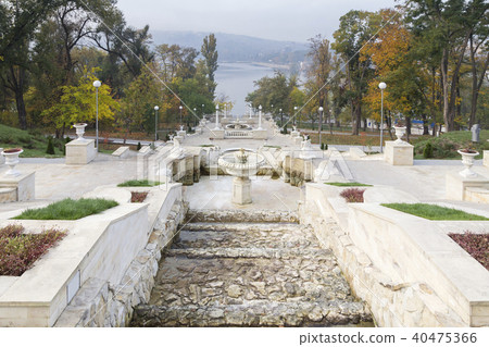 View of a city park. View of a city park. 40475366