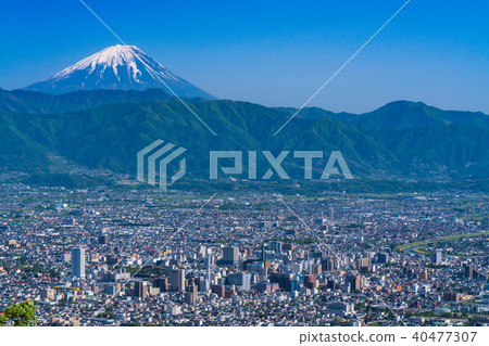 《Yamanashi Prefecture》Mount Fuji and Kofu Basin 《Yamanashi Prefecture》Mount Fuji and Kofu Basin 40477307