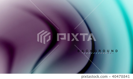 Swirl fluid flowing colors motion effect, holographic abstract background Swirl fluid flowing colors motion effect, holographic abstract background 40478841