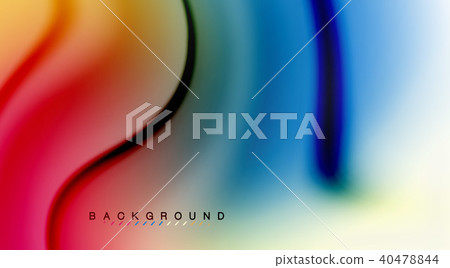 Swirl fluid flowing colors motion effect, holographic abstract background Swirl fluid flowing colors motion effect, holographic abstract background 40478844