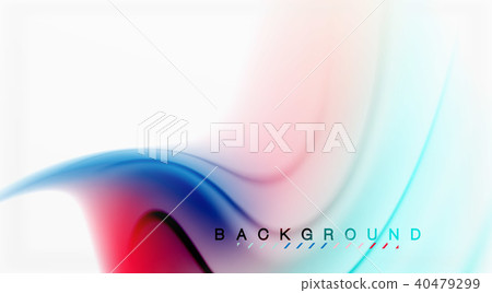 Swirl fluid flowing colors motion effect, holographic abstract background Swirl fluid flowing colors motion effect, holographic abstract background 40479299