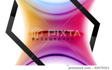 Swirl fluid flowing colors motion effect, holographic abstract background Swirl fluid flowing colors motion effect, holographic abstract background 40479301
