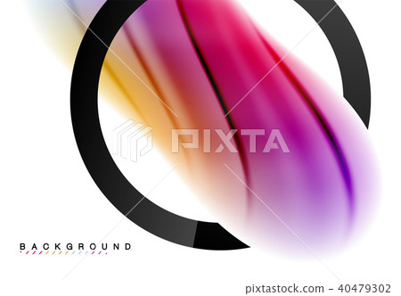Swirl fluid flowing colors motion effect, holographic abstract background Swirl fluid flowing colors motion effect, holographic abstract background 40479302