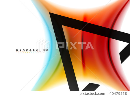 Swirl fluid flowing colors motion effect, holographic abstract background Swirl fluid flowing colors motion effect, holographic abstract background 40479358