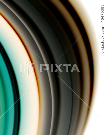 Abstract wave lines fluid color stripes. Vector artistic illustration for poster or web banner Abstract wave lines fluid color stripes. Vector artistic illustration for poster or web banner 40479393