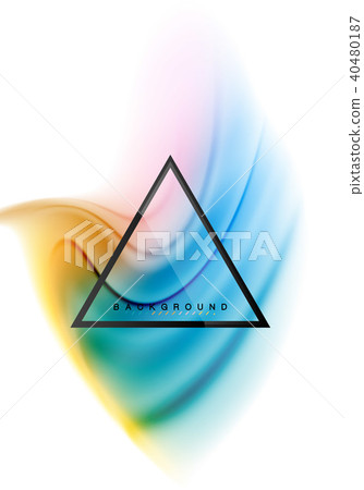 Swirl fluid flowing colors motion effect, holographic abstract background Swirl fluid flowing colors motion effect, holographic abstract background 40480187