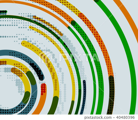 Circular lines, circles, geometric abstract background Circular lines, circles, geometric abstract background 40480396