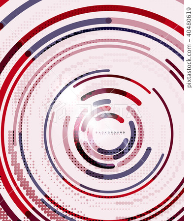 Circular lines, circles, geometric abstract background Circular lines, circles, geometric abstract background 40480619