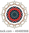 Arabic Colorful Mandala. Ethnic tribal ornaments 40480988