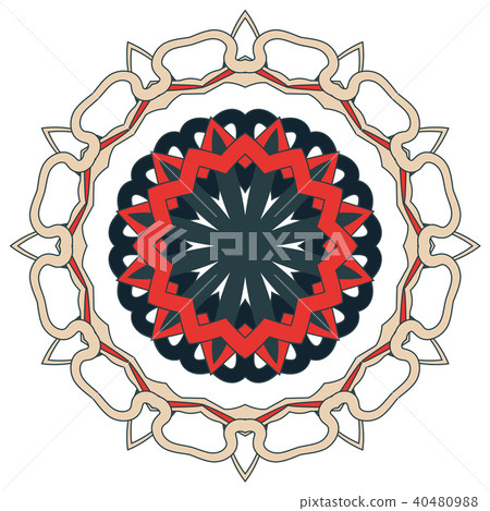 Arabic Colorful Mandala. Ethnic tribal ornaments Arabic Colorful Mandala. Ethnic tribal ornaments 40480988