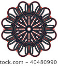 Arabic Colorful Mandala. Ethnic tribal ornaments 40480990