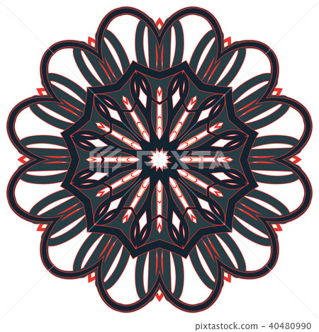 Arabic Colorful Mandala. Ethnic tribal ornaments Arabic Colorful Mandala. Ethnic tribal ornaments 40480990