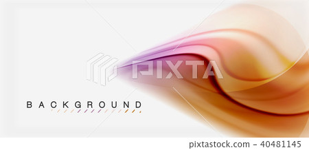 Swirl fluid flowing colors motion effect, holographic abstract background Swirl fluid flowing colors motion effect, holographic abstract background 40481145