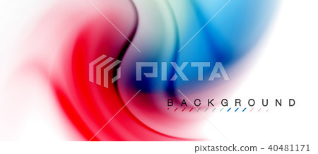 Swirl fluid flowing colors motion effect, holographic abstract background Swirl fluid flowing colors motion effect, holographic abstract background 40481171