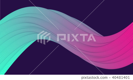 Abstract background with bright wavy element Abstract background with bright wavy element 40481401