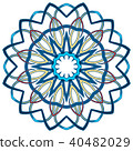Arabic Colorful Mandala. Ethnic tribal ornaments 40482029