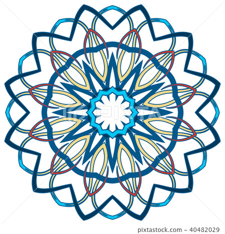 Arabic Colorful Mandala. Ethnic tribal ornaments Arabic Colorful Mandala. Ethnic tribal ornaments 40482029