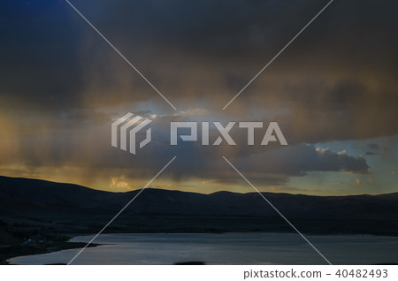 Stormy Skies over Mono Lake 40482493