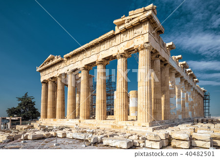 Parthenon on the Acropolis of Athens, Greece 40482501
