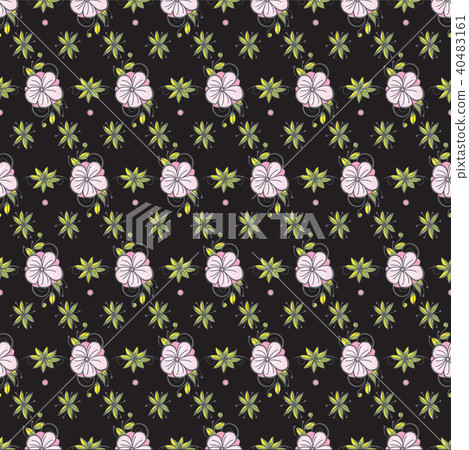 flowers seamless pattern 40483161