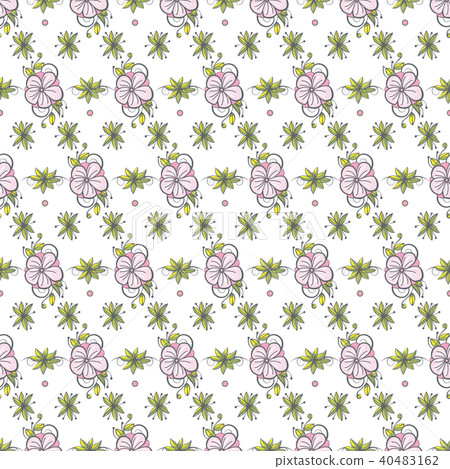flowers seamless pattern flowers seamless pattern 40483162