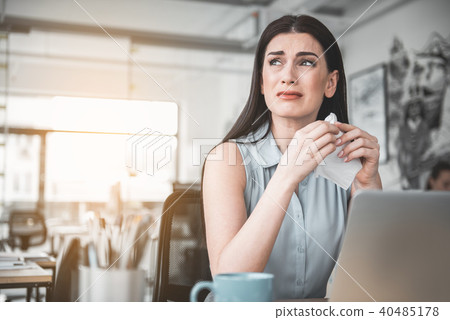 Young wiping female during job Young wiping female during job 40485178
