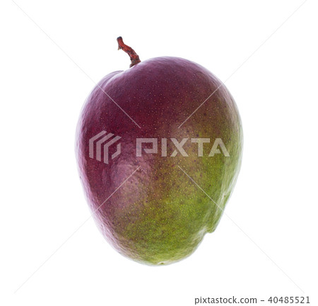 Fresh red green salad mango isolated on white 40485521