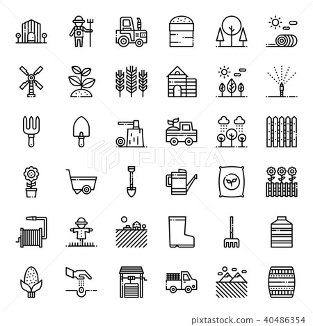 Agriculture icon 40486354