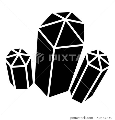 Diamond icon, simple style 40487830