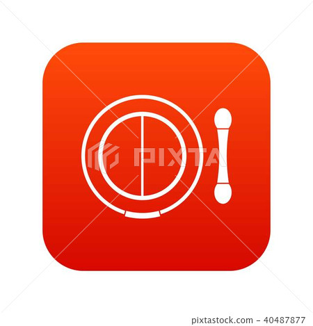 Shadow kit with applicator icon digital red Shadow kit with applicator icon digital red 40487877