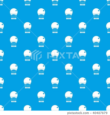 Aerostat balloon pattern seamless blue Aerostat balloon pattern seamless blue 40487879