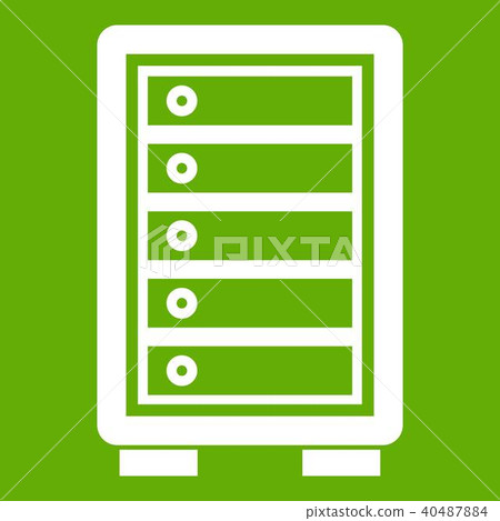 Security safe icon green Security safe icon green 40487884