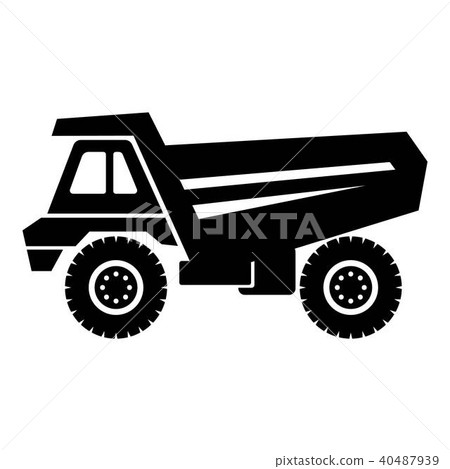 Truck icon, simple style 40487939