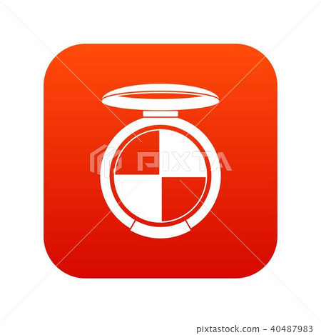 Shadow kit icon digital red 40487983