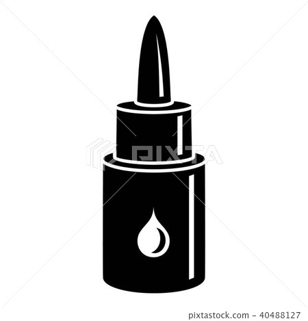 Eye drop icon, simple style Eye drop icon, simple style 40488127