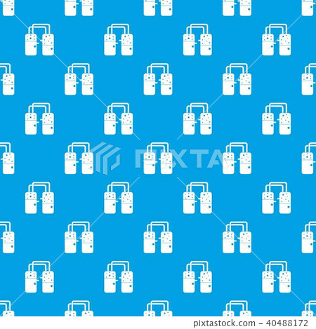 Containers connected with tubes pattern seamless blue Containers connected with tubes pattern seamless blue 40488172