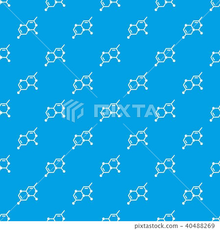 Crystal lattice pattern seamless blue Crystal lattice pattern seamless blue 40488269