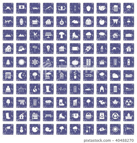 100 country house icons set grunge sapphire 100 country house icons set grunge sapphire 40488270