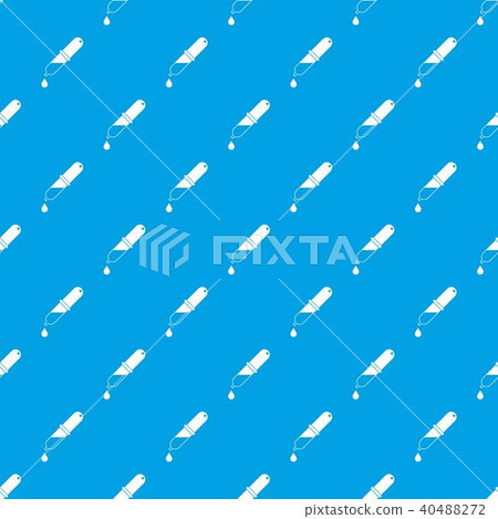 Pipette pattern seamless blue Pipette pattern seamless blue 40488272