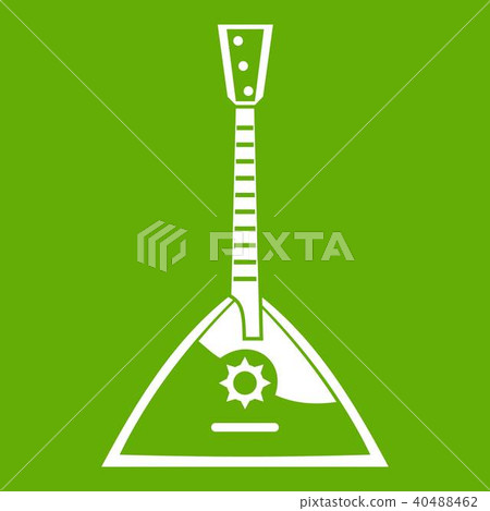 Balalaika icon green Balalaika icon green 40488462