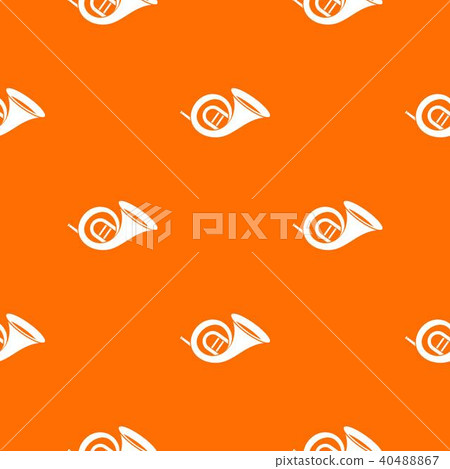 French horn pattern seamless 40488867