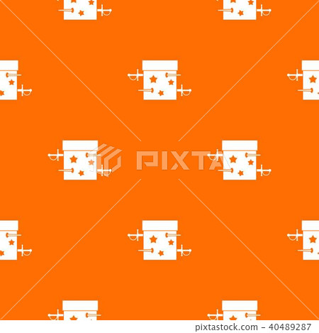 Sword box illusion pattern seamless 40489287