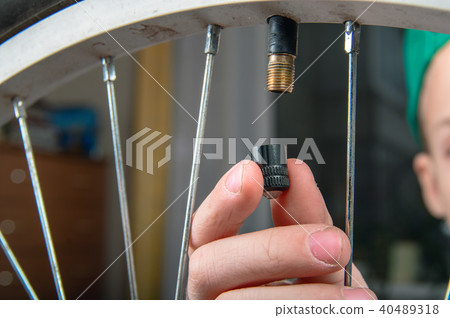 Maintenance bike home in the living room. Maintenance bike home in the living room. 40489318