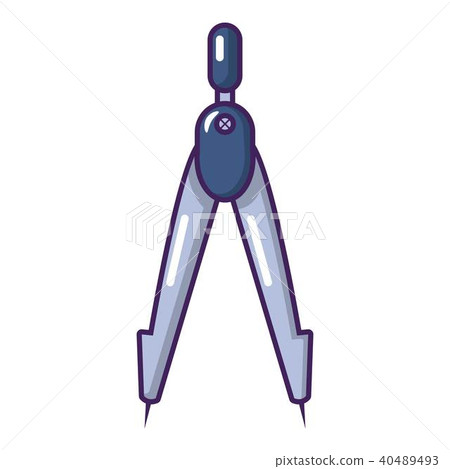 Compass icon, cartoon style. Compass icon, cartoon style. 40489493