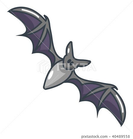 Bat icon, cartoon style 40489558
